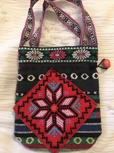 Colorful Womens Bag Retro Hippie Hobo Boho Funky - Picture 1 of 5