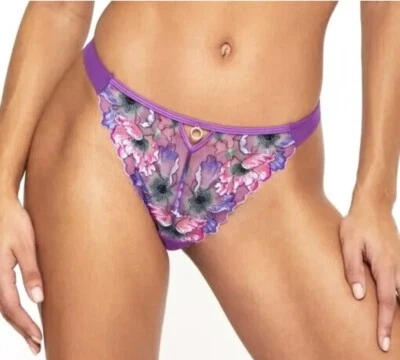 Tanga Ann Summers talla 10 flor silvestre BNWT UE 36 cuerdas bragas Foto 1 de 2