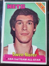 1975-76 Topps Basketball Swen Nater #231 New York Nets UCLAALL-STAR