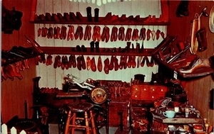 Carte postale vintage pionnier village artisanat boutique cordonnier Lincoln Nebraska NE - Photo 1/3