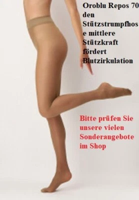 10 Pack Oroblu Repos 70den Stützstrumpfhose transparent, abgestufte Stützwirkung - Bild 1 von 4