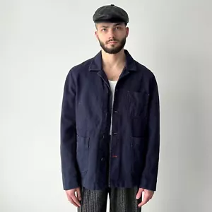 Men's Ocean Surplus by L’Egoiste Navy Worker Jacket Size XL - Picture 1 of 6
