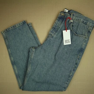 BDG Dad Slim Tapered Fit Cropped Jeans Men's Size 34 Button Fly Denim NWT - Picture 1 of 11