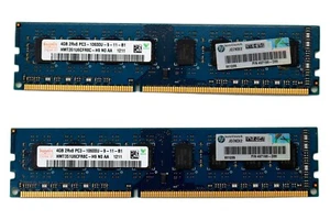 Desktop RAM Hynix 8GB (2x4GB) 2RX8 PC3-10600U - Picture 1 of 2