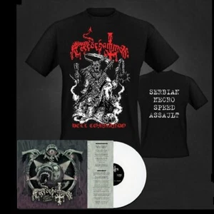 TERRÖRHAMMER – Hell.. / Under His.. LP (white) + T-SHIRT BUNDLE - Imagen 1 de 9