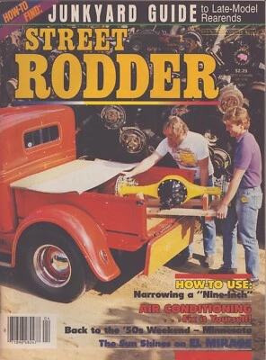 Street Rodder Magazine - April 1987 - Vol 15 No  4 - Junk Yard Guide: Rearends Foto 1 de 2