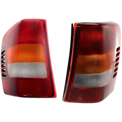 Tail Lights For 1999 2000 2001 2002 2003 2004 Jeep Grand Cherokee LH RH Halogen - Image 1 of 4