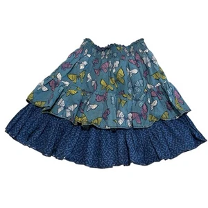 Pink Chicken girl’s Madeline tiered mixed print skirt size 12 - Picture 1 of 7