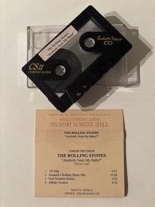 THE ROLLING STONES - ANYBODY SEEN MY BABY? (MEGA RARE 4 TRK PROMO CASSETTE TAPE) - Picture 1 of 4