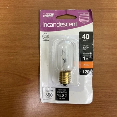 Feit Electric 40-watt Light Bulb - Appliance Soft White 2000 Hours 120v 360lumen - Image 1 of 4