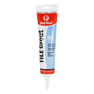 0425 Pre-Mixed Tile Grout Squeeze Tube, 5.5 oz., White - Picture 1 of 5