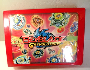 Beyblade G Revolution Red Combat Travel Case with Plastic Inserts Rare - Picture 1 of 10