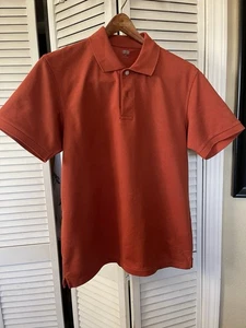 UNIQLO Herren Poloshirt Gr. M Burnt Orange Kurzarm Baumwolle Versand heute - Bild 1 von 8