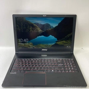 Broken MSI Stealth Pro GS63VR 15.6" i7-6700HQ 2.6GHz 16GB RAM 128GB SSD GTX 1060 - Picture 1 of 13