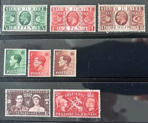 Briefmarken Drei Könige - Georg V., Eduard VIII., Georg VI., 1935-51 - gebraucht, aus Papier - Bild 1 von 2