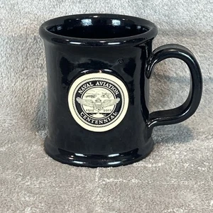 Sunset Hill Steingut Kaffeebecher Marine Luftfahrt Centennial dunkelblau - Bild 1 von 5