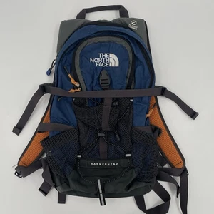 The North Face Hammerhead Flight Series Hiking Backpack Blue/Orange *No Bladder - Picture 1 of 14