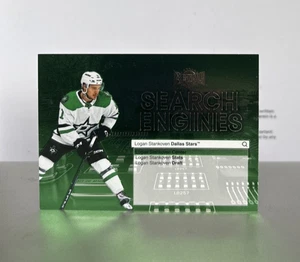 Logan Stankoven 2024-25 Upper Deck NHL Skybox Metal Universe Search Engines RC - Picture 1 of 2