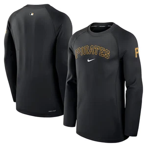 Pittsburgh Pirates Nike Authentic Collection Game Time Raglan Large - Picture 1 of 2