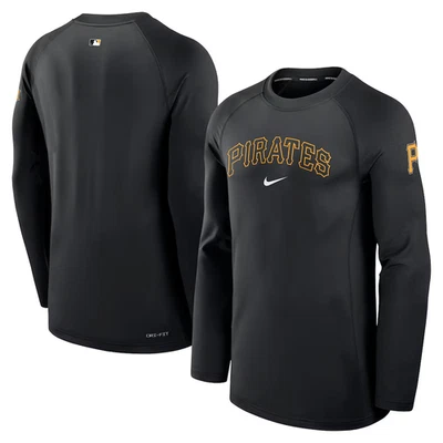Pittsburgh Pirates Nike Authentic Collection Game Time Raglan Large - Image 1 of 2