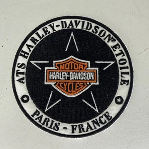 Parche redondo Harley Davidson París Francia 4" - Imagen 1 de 2