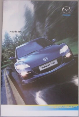2009 Mazda RX-8 Brochure Publication Number MCAG1067 - Image 1 of 3