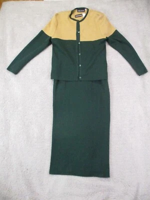 Винтажный SAG HARBOR платье 2 изделия свитер платье женщин M длинным рукавом Топ длинный трапециевидный - Изображение 1 из 4