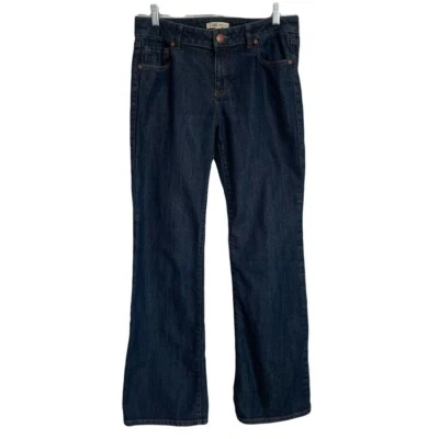 CABI Bootcut Jeans Size 8 style # 203R Deep Blue - Image 1 of 4