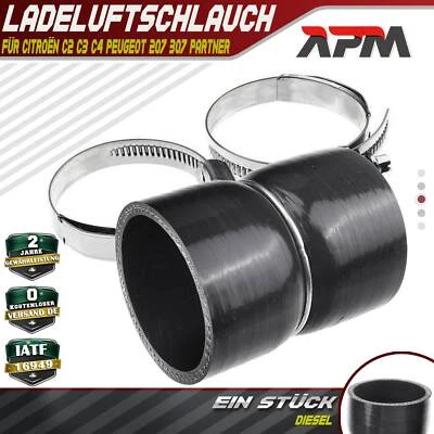 Ladeluftschlauch Turboschlauch für Citroën C2 C3 C4 Peugeot 207 307 Partner 1.6L - Bild 1 von 4