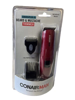 Conair Hombres Acicalamiento Barba Bigote Corte de Pelo Cortadora Cortadora Kit de Peluquero con Cable Foto 1 de 2