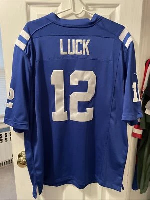 Camiseta deportiva azul XL Andrew Luck Indianapolis Colts de fútbol americano Nike para hombre Foto 1 de 2