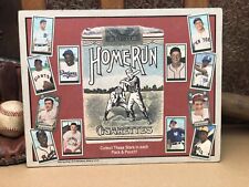 SPORTING LIFE Baseball Display Sign- Home Run Cigarettes w/ Clemente, Ruth, +