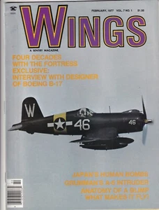 Wings Mag The Fortress Boeing B-17 Designer February 1977 092319nonr - Picture 1 of 1