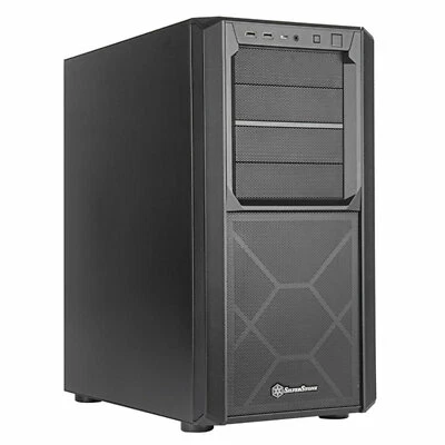 Chasis ATX de torre media minimalista SilverStone SED1-B SETA D1 e inmenso almacenamiento  Foto 1 de 4
