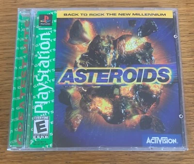 Asteroids : Greatest Hits (Sony PlayStation 1, 1998) CIB w/ Manual - Image 1 of 3