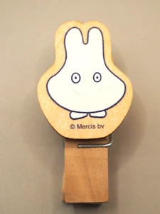 Miffy Dick Bruna Wood Pinch Japan C600 - Picture 1 of 5
