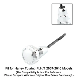 Oil Dipstick Tank Cap Plug For Touring FLH/T 2007-2016 Models Silver - Picture 1 of 11