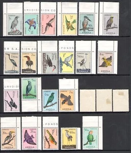 1951 Angola, Birds - Yvert No. 328-51- MNH** (3 MH values*,10a-12a-15a) - Picture 1 of 1