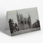 GREETING CARD - Vintage Northamptonshire - Peterborough Cathedral West Front