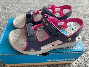 Columbia Youth Unisex Techsun Vent Sandals Size 6 Purple Pink New - Picture 1 of 4