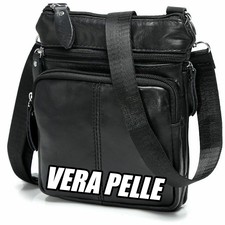 Koolertron Borsa a Spalla in Pelle - Marrone