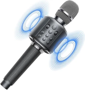 XZL Bluetooth Karaoke Microphone for Kids & Adults, Wireless Rechargeable - Picture 1 of 27