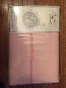 VTG Cannon Royal Family KING Sheet Set New Flat 2 Preowned cases Fitted Pink - Picture 1 of 9