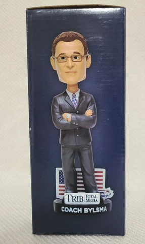 Pittsburgh Penguins Hockey Coach Dan Bylsma Bobblehead Team USA New In Box 2014 Cover