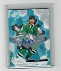 2020 2020-21 SPX MIRO HEISKANEN BLUE AUTOGRAPH 44 DALLAS STARS