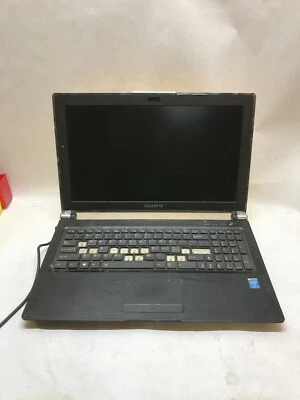 Gigabyte P25 15" Intel Core i7-4700MQ 4GB RAM NO HDD/OS For Parts READ AS IS -DW - Image 1 of 4