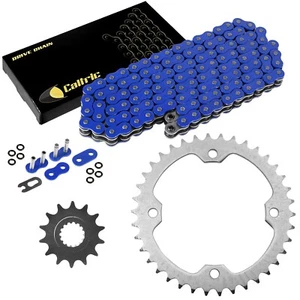Kit de cadena de transmisión y piñones de junta tórica azul para Yamaha Raptor 700 YFM700R 2006-2016 - Imagen 1 de 8