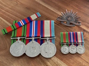 WW2 Defence, 1939-45 War and 1939-45 Australian Service Medal Collector Set | Co - Foto 1 di 6