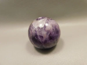 Chevron Amethyst Sphere 1.5 inch Purple Gemstone 40 mm #O3 - Picture 1 of 9