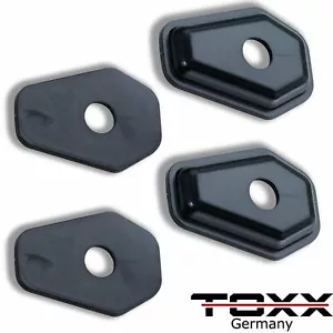 ToXx Motorrad Suzuki LED Halogen Blinker Adapterplatten Blinkerplatten Abdeckung - Bild 1 von 3